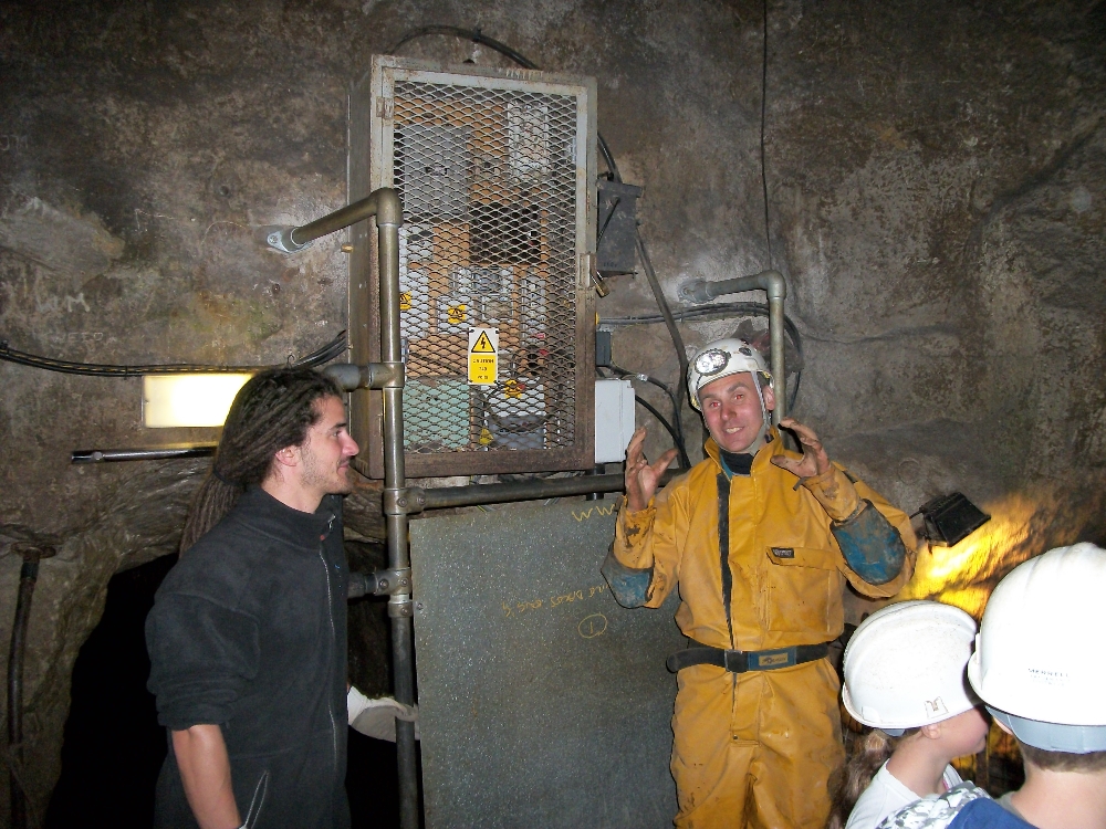 Underground mine in Peak District 2010